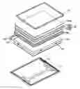 Fig. 01 - Liquid crystal display module having a semi-spherical shape protrusion formed in a light guide disposed within a semi-spherical shape hole formed within a support main