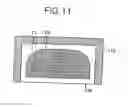 Fig. 12 - Liquid crystal display module having a semi-spherical shape protrusion formed in a light guide disposed within a semi-spherical shape hole formed within a support main