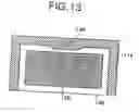 Fig. 14 - Liquid crystal display module having a semi-spherical shape protrusion formed in a light guide disposed within a semi-spherical shape hole formed within a support main