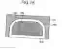 Fig. 16 - Liquid crystal display module having a semi-spherical shape protrusion formed in a light guide disposed within a semi-spherical shape hole formed within a support main