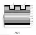 Fig. 15 - Magnetic recording medium having recording regions and separating regions and methods of manufacturing the same