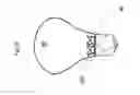 Fig. 11 - Omnidirectional LED lamp and complex, unitary lens