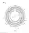 Fig. 10 - Bridge spring centering device for squeeze film dampers