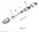 Fig. 03 - Optical connector capable of assembling therein optical fiber led out from rear of ferrule and optical connector system containing same