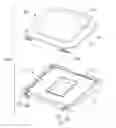 Fig. 01 - Socket with pick up cap with a pivot having a long side and a short side