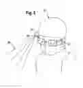 Fig. 03 - Integrated surgical device combining instrument, tracking system and navigation system