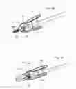 Fig. 47 - Method for fastening a hinged surgical fastener on tissue