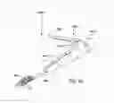 Fig. 52 - Method for fastening a hinged surgical fastener on tissue