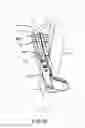Fig. 67 - Method for fastening a hinged surgical fastener on tissue