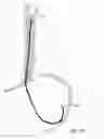 Fig. 75 - Method for fastening a hinged surgical fastener on tissue
