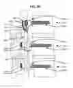 Fig. 19 - LOW PROFILE SPINAL PROSTHESIS INCORPORATING A CANNULATED BONE ANCHOR HAVING A DEFLECTABLE POST AND A COMPOUND SPINAL ROD