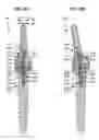 Fig. 24 - LOW PROFILE SPINAL PROSTHESIS INCORPORATING A CANNULATED BONE ANCHOR HAVING A DEFLECTABLE POST AND A COMPOUND SPINAL ROD