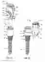 Fig. 03 - LOW PROFILE SPINAL PROSTHESIS INCORPORATING A CANNULATED BONE ANCHOR HAVING A DEFLECTABLE POST AND A COMPOUND SPINAL ROD