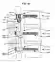 Fig. 19 - LOW PROFILE SPINAL PROSTHESIS INCORPORATING A CANNULATED BONE ANCHOR HAVING A DEFLECTABLE POST AND A COMPOUND SPINAL ROD