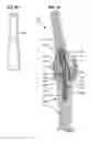 Fig. 25 - LOW PROFILE SPINAL PROSTHESIS INCORPORATING A CANNULATED BONE ANCHOR HAVING A DEFLECTABLE POST AND A COMPOUND SPINAL ROD