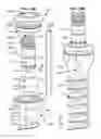 Fig. 44 - LOW PROFILE SPINAL PROSTHESIS INCORPORATING A CANNULATED BONE ANCHOR HAVING A DEFLECTABLE POST AND A COMPOUND SPINAL ROD