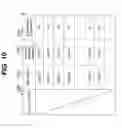 Fig. 11 - Storage apparatus to which thin provisioning is applied and including logical volumes divided into real or virtual areas