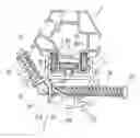 Fig. 01 - Hook device for stretching curtain on rack assembly