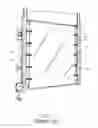 Fig. 02 - Hook device for stretching curtain on rack assembly