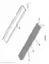 Fig. 34 - Door and window sill pan flashing with extension coupler