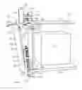 Fig. 01 - Concealed mounting system for columbarium shutters and the like