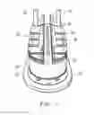 Fig. 04 - Method of forming a sapphire crystal using a melt fixture including thermal shields having a stepped configuration