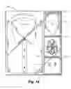Fig. 11 - TRANSPARENT BOX AND ARRANGEMENT OF ARTICLES OF CLOTHING THEREIN