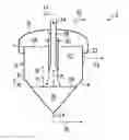 Fig. 01 - Apparatus and method for separating a feed material containing immiscible phases of different densities