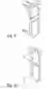 Fig. 08 - Shelving end brackets with interchangeable pieces for supporting hang rods of different sizes
