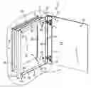 Fig. 01 - Cabinet with offset hinge