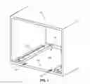 Fig. 02 - POSITIONING BASE WITH ADJUSTABLE SUPPORT LEVELERS FOR A HOUSEHOLD APPLIANCE