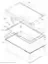 Fig. 01 - Refrigeration device with a vegetable drawer