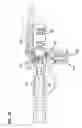 Fig. 32 - Single-piece plug nose with multiple contact sets