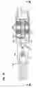Fig. 34 - Single-piece plug nose with multiple contact sets
