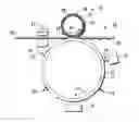 Fig. 01 - Pressure and transfix rollers for a solid ink jet printing apparatus