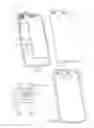 Fig. 02 - Back panel for a portable electronic device with different camera lens options