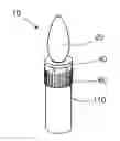 Fig. 01 - LIGHT EMITTING DIODE-BASED LAMP HAVING A VOLUME SCATTERING ELEMENT