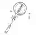 Fig. 09 - Radiation sensing device and holder