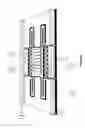 Fig. 04 - Microfluidic-channel embeddable, laterally oscillating gravimetric sensor device fabricated with micro-electro-mechanical systems (MEMS) technology