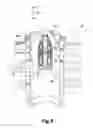 Fig. 09 - Molding device provided with a controlled means for clampingly attaching a half-mold by means of slidable attachment bolts