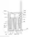 Fig. 01 - Bus bar system with support means for spacing pole rails