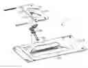 Fig. 01 - Sliding mechanism with changeable paths and cellular phone having the same