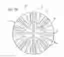 Fig. 12 - Game ball having optimally positioned grooves and/or ridges