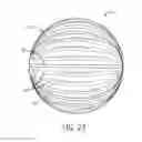 Fig. 14 - Game ball having optimally positioned grooves and/or ridges