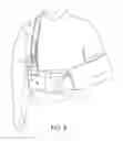 Fig. 07 - Arm sling with backpack straps