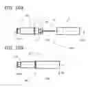 Fig. 10 - Injection needle protector, injection needle unit, and injector to which this injection needle unit is mounted
