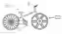 Fig. 01 - ELECTRIC MOTORIZED BICYCLE COMPONENTS AND A WIRELESS CONTROL SYSTEM INCLUDING SUCH