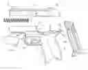 Fig. 01 - Firearm with interface modules for firearms
