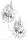 Fig. 13 - Apparatus and process for packaging containers of liquid products into bundles