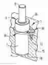 Fig. 01 - Gas spring mounting assembly and method for metal forming dies